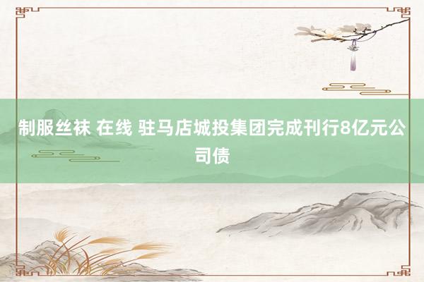 制服丝袜 在线 驻马店城投集团完成刊行8亿元公司债